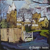 Susan Isaac - Southwell Minster from Bishop's Drive